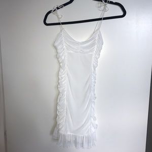 tigermist white dress size XS